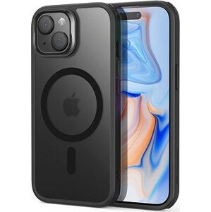 ESR Classic Hybrid Case (HaloLock), Compatible with iPhone 15 Plus, Frosted Black