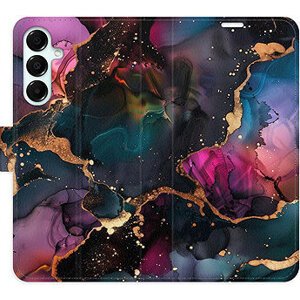 iSaprio Flip puzdro Dark Marble pre Samsung Galaxy A16 5G