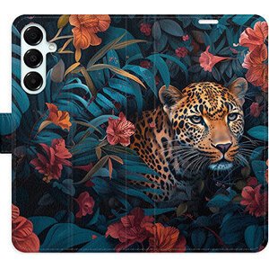 iSaprio Flip puzdro Flower Jaguar 02 pre Samsung Galaxy A16 5G