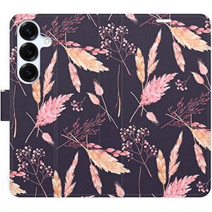 iSaprio Flip puzdro Ornamental Flowers 02 pre Samsung Galaxy S25