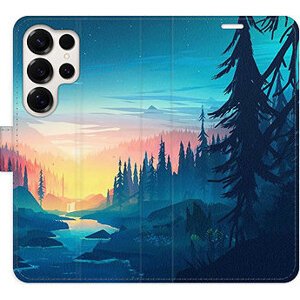 iSaprio Flip puzdro Magical Landscape pre Samsung Galaxy S25 Ultra