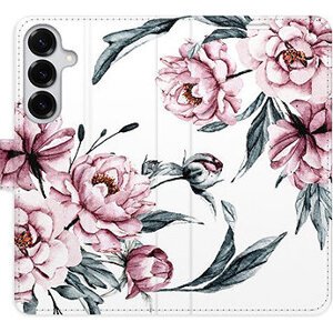 iSaprio Flip puzdro Pink Flowers pre Samsung Galaxy S25+