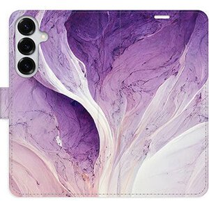 iSaprio Flip puzdro Purple Paint pre Samsung Galaxy S25+