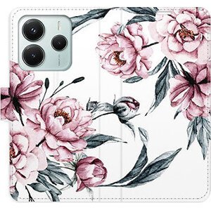 iSaprio Flip puzdro Pink Flowers pre Xiaomi Redmi Note 14 5G