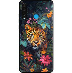 iSaprio Lesklé puzdro Flower Jaguar – Huawei P30 Lite