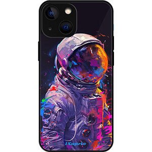 iSaprio Lesklé puzdro Neon Astronaut – iPhone 13 mini