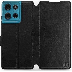 Mobiwear flip knižkové pre Motorola Moto G75 5G - Čierne