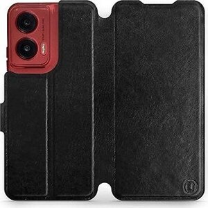 Mobiwear flip knižkové pre Motorola Moto G35 - Čierne