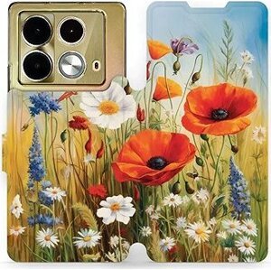 Mobiwear flip knižkové pre Infinix Note 40 - Letná lúka