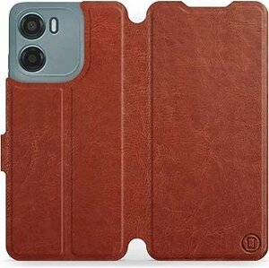 Mobiwear flip knižkové pre Motorola Moto G05 - Hnedé
