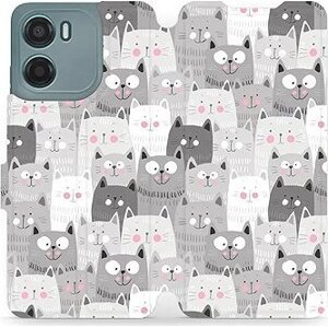Mobiwear flip knižkové pre Motorola Moto G05 - Mačičky