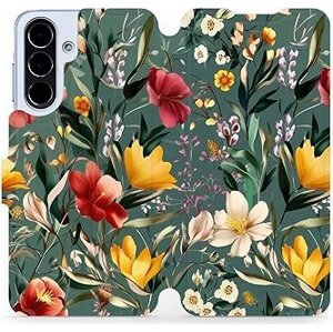 Mobiwear flip knižkové pre Samsung Galaxy A56 - Zelená lúka
