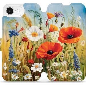 Mobiwear flip knižkové pre Apple iPhone 16e - Letná lúka
