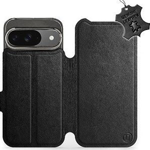 Mobiwear kožené flip knižkové pre Google Pixel 9 - Čierne - L_BLS
