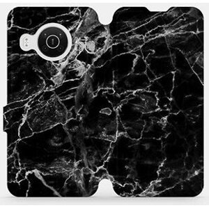 Flip puzdro na mobil Nokia X20 – V056P Čierny mramor