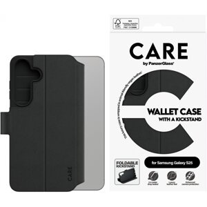 PanzerGlass CARE pouzdro Samsung Galaxy S25 Wallet Kickstand