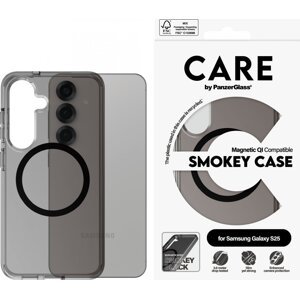 PanzerGlass CARE kryt Samsung Galaxy S25 Smokey kouřový/černý QI