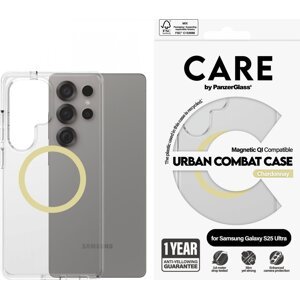 PanzerGlass CARE kryt Samsung Galaxy S25 Ultra Urban Combat číry/žltozelený QI (Chardonnay)