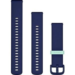 Garmin Quick Release (20 mm) kožený, Navy – Silver