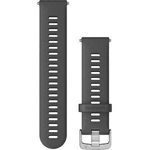 Garmin Quick Release (22 mm) silikónový, Slate Grey – Silver