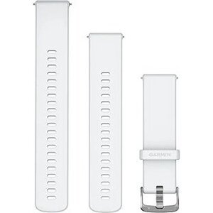 Garmin Quick Release (22 mm) silikónový, Whitestone – Silver
