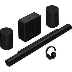 Sonos Ace Black + Sonos Arc Ultra čierny + Sonos Sub 4 + 2x Sonos Era 100