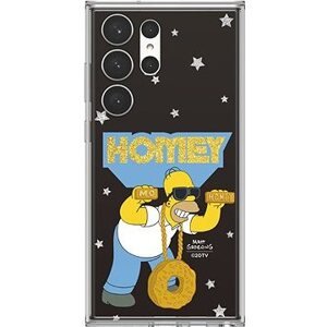 Samsung Galaxy S23 Ultra Rámček Simpsonovci k ochrannému krytu Frame čierny