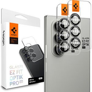 Spigen Glass TR EZ Fit Optik Pro HD 2 Pack Black Samsung Galaxy Z Fold 7