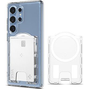 Spigen Ultra Hybrid Wallet MagSafe Crystal Clear Samsung Galaxy S25 Series