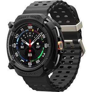 Spigen Rugged Armor Matte Black Samsung Galaxy Watch 8 Classic (46 mm)