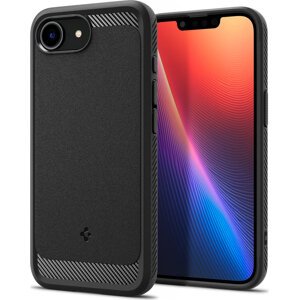 Spigen Rugged Armor MagSafe Matte Black iPhone 16e