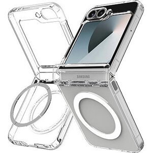 Spigen Ultra Hybrid Pro MagSafe Clear White Samsung Galaxy Z Flip 7 FE/Flip 6