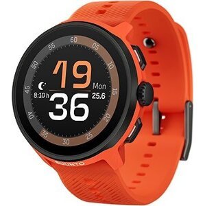 Suunto Run Coral Orange, silicone strap
