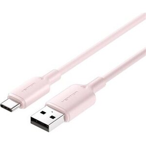 Vention USB 2.0 A Male to C Male 3A Cable 1M Pink PVC Type