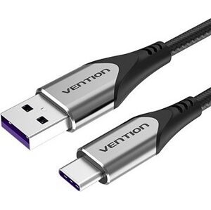 Vention USB-C to USB 2.0 Fast Charging Cable 5A 3M Gray Aluminum Alloy Type