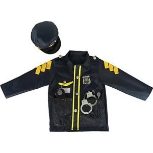 KIK KX4296 Karnevalový kostým policajt 3 – 8 rokov