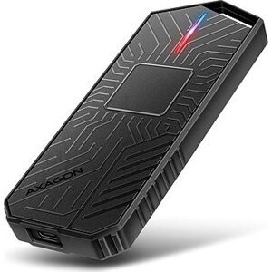 AXAGON EEM2-GAM, screwless GAME M.2 enclosure for NVMe & SATA SSD, USB-C 10 Gbps