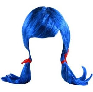 FunCo Lienka modrá parochňa s vrkôčikmi 40 cm