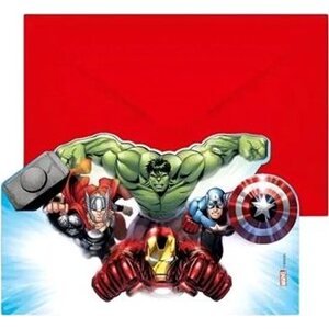 GODAN Pozvánky s obálkami avengers – 6 ks