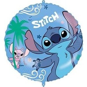GODAN Balón fóliový Stitch a Angel, 46 cm