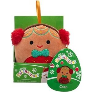 Squishmallows Vianočná ozdoba Perníček Cash