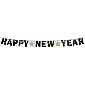 GODAN Happy new year Zlaté hviezdy 180 cm