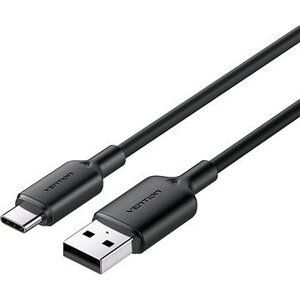 Vention USB 2.0 A Male to C Male 3A Cable 2M Black PVC Type