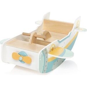 ZOPA Drevená montessori hojdačka lietadlo Wood