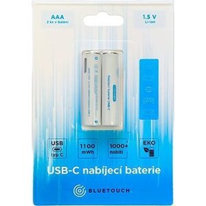 BlueTouch USB-C AAA 1,5 V, 2 ks