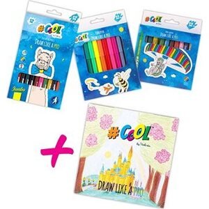 #COOL BY VICTORIA Pastelky, voskovky, fixky + DARČEK Omaľovanky
