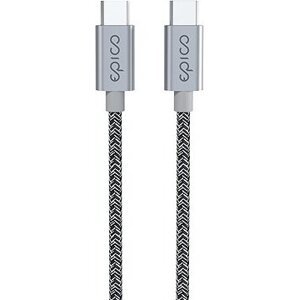 Epico Opletený kábel USB-C na USB-C 1,2 m – vesmírno sivý