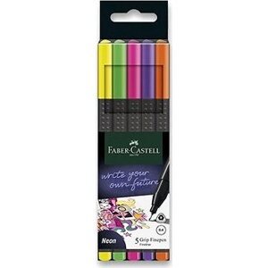FABER-CASTELL Grip Neon, 5 farieb