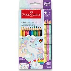 FABER-CASTELL Grip Unicorn, 10 + 3 farby