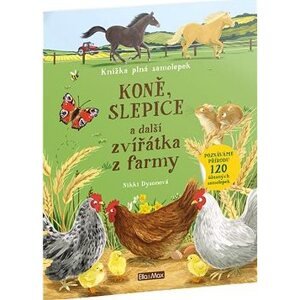 Koně, slepice a další zvířátka z farmy:samolepek